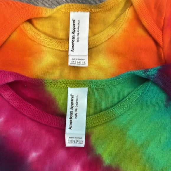 Baby Tiedye Shirts - brand new - Picture 3 of 3